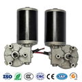 12V 24V 300 Watt Brush DC Motor Gear Box High Torque Micro Worm Gear Motor for A