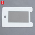 Customized CNC Polished White Design Tempered Glass Panel for Screen  1