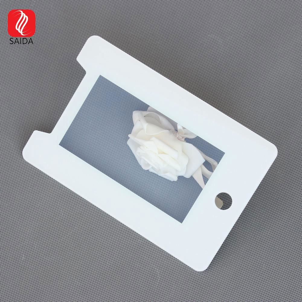 Customized CNC Polished White Design Tempered Glass Panel for Screen  3