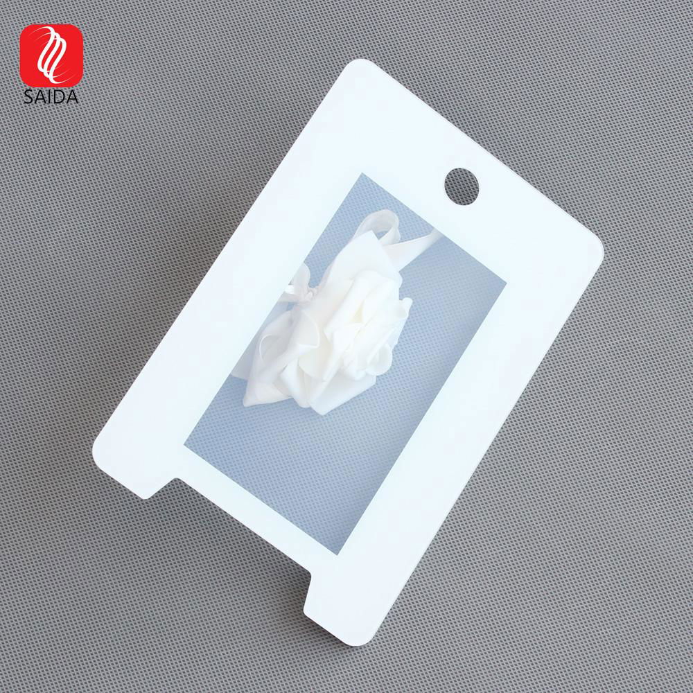 Customized CNC Polished White Design Tempered Glass Panel for Screen  4