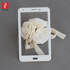 OEM CNC Polished White Design Tempered Glass Panel for Screen