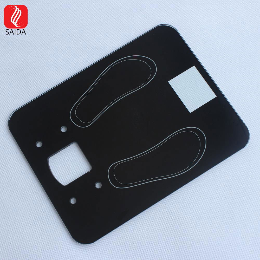 Customized Waterproof ITO Top Cover Glass for Bathroom Weight Scale 2