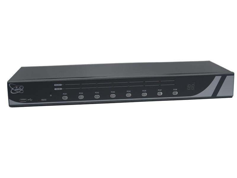 颢亚8进1出8口USB机架式4K HDMI KVM切换器 4