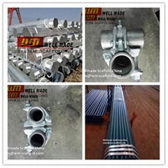Building Construction Steel Scaffolding Pipe , BS1139/EN 39