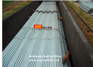 Building Construction Steel Scaffolding Pipe , BS1139/EN 39 2