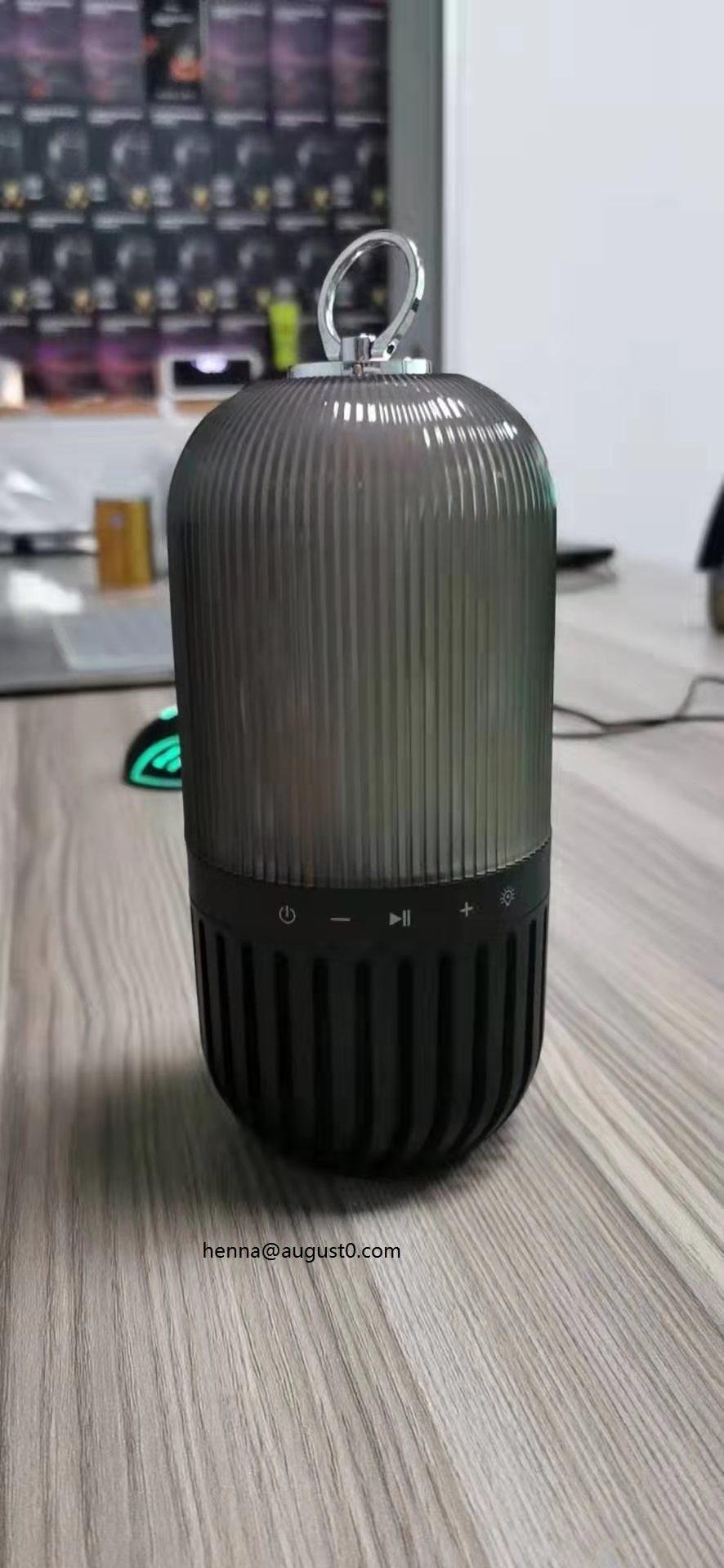 Inserting rod flame lamp Bluetooth speaker 2