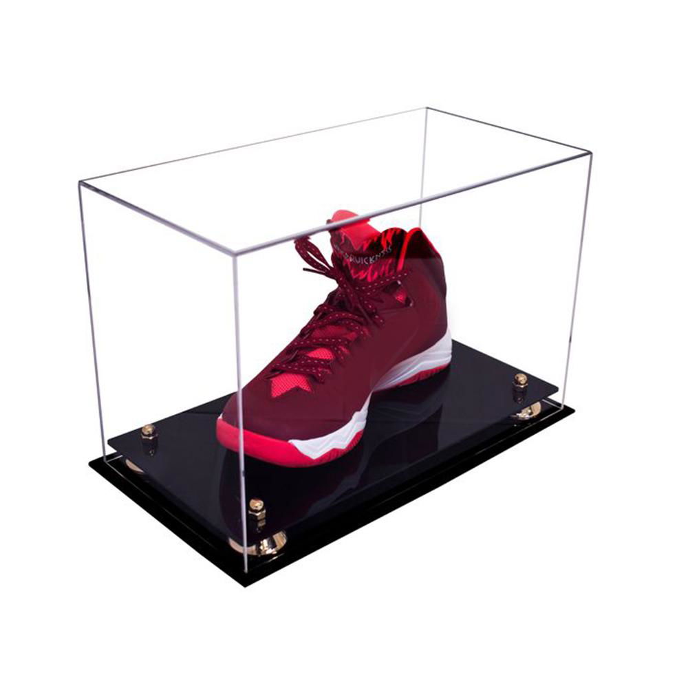 Luxury Sneaker Plexiglass Box Rotating 100% Clear Color Acrylic Shoe Case 