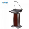 Aluminum Digital Pulpit for Conference Room and Church Smart Podium