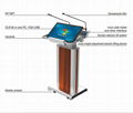 Aluminum Digital Pulpit for Conference Room and Church Smart Podium 5