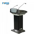 Audio Lectern Digital Podium with Touch Screen Wooden Church Pulpit 3