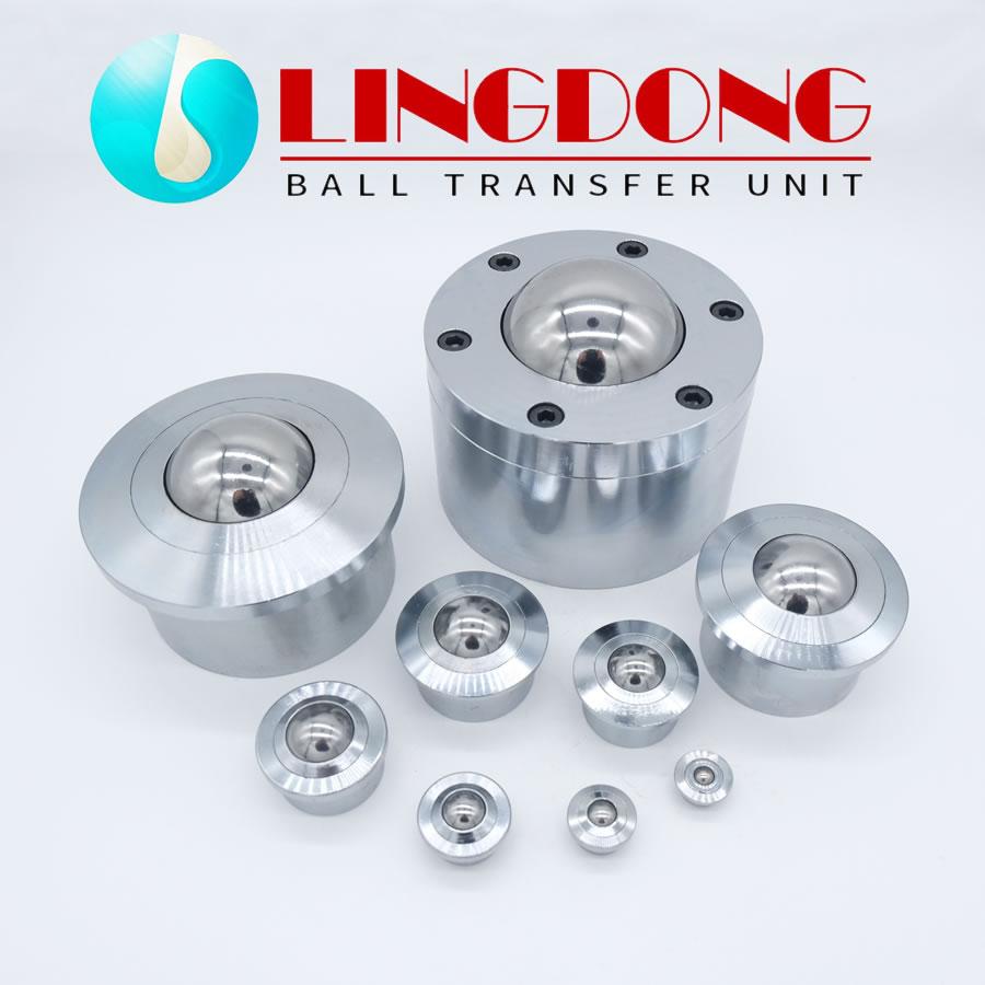 Stainless Steel Ball Transfer Unit,Flange Heavy Duty Machined Ball Roller 2