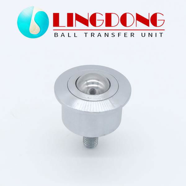 Metal Nylon Ball Rollers Round Head Stud with Thread Screw SP-12FL 2