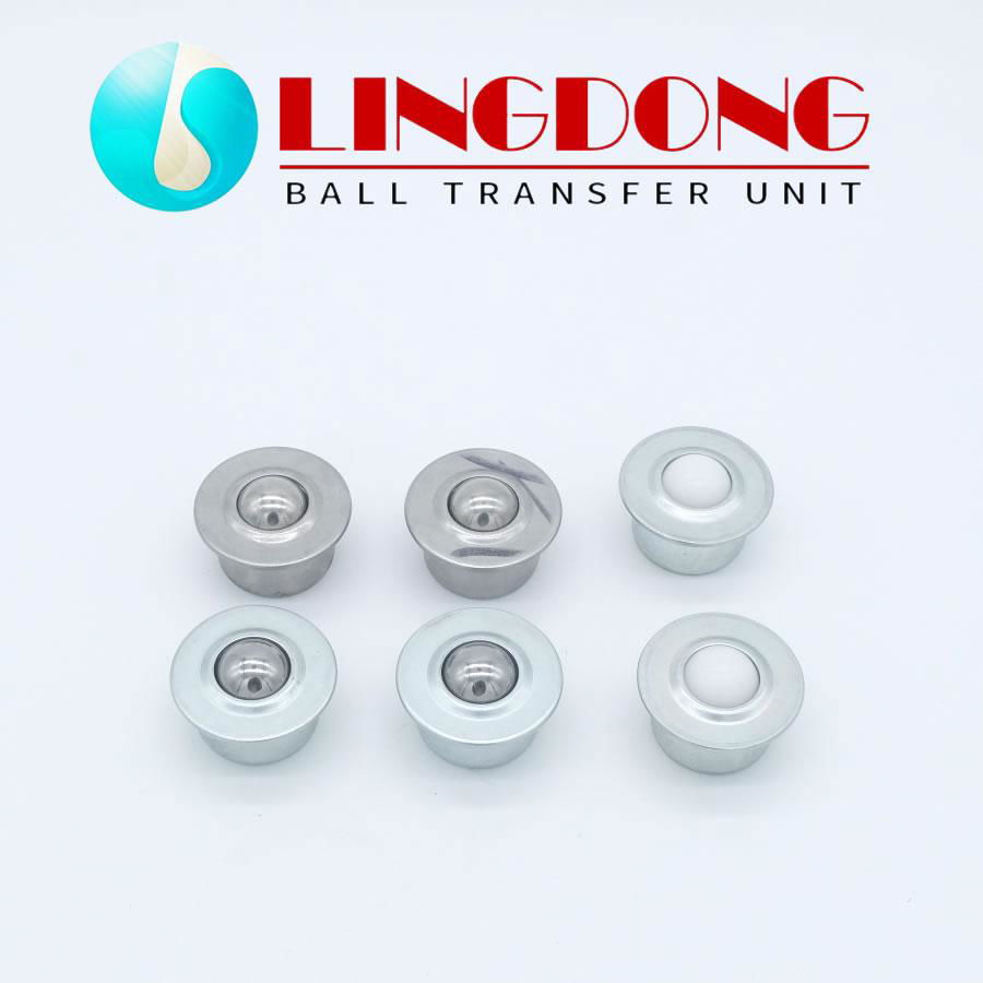 Press Fit Type Ball Transfer Unit for Upward Facing Applications