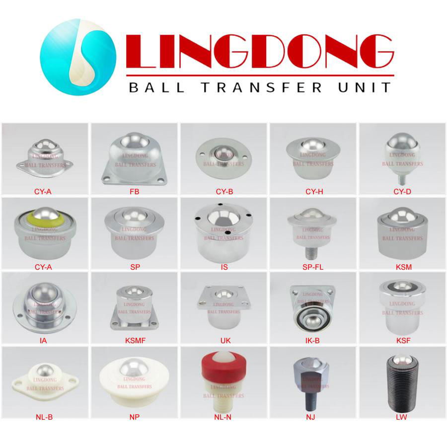 Stainless Steel Ball Transfer Unit,Ball Wheel Caster CY15H 3