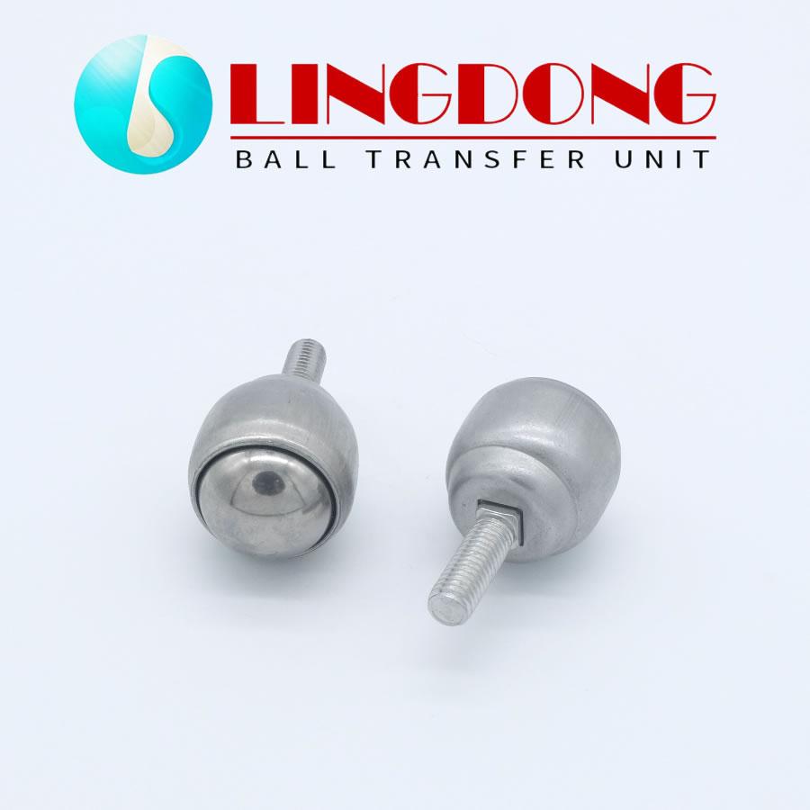 SS/SS 304 316 Ball Wheel Roller Stud Thread Ball Transfer CY-19D   