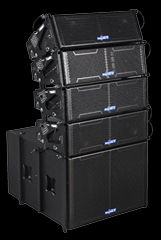 6.5"*2 two way active  line array speaker LA206