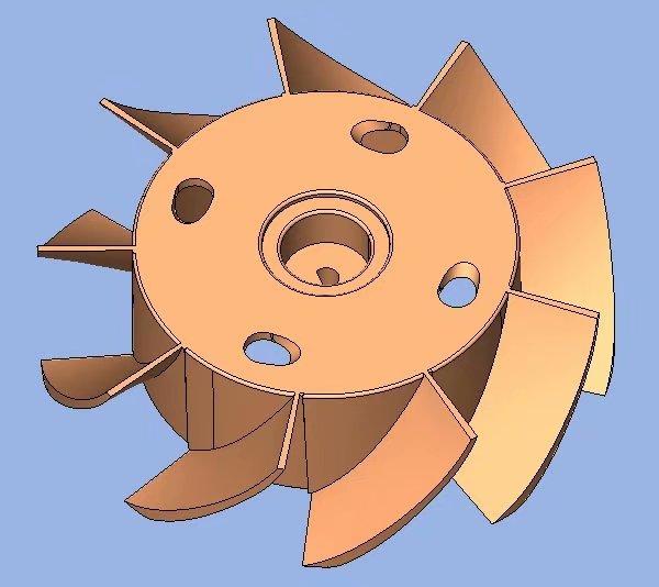 Screw mold gear mold fan blade mold 4