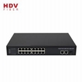 工廠供應商16端口10/100 / 1000Mbps POE交換機，帶1 * 1000M SFP