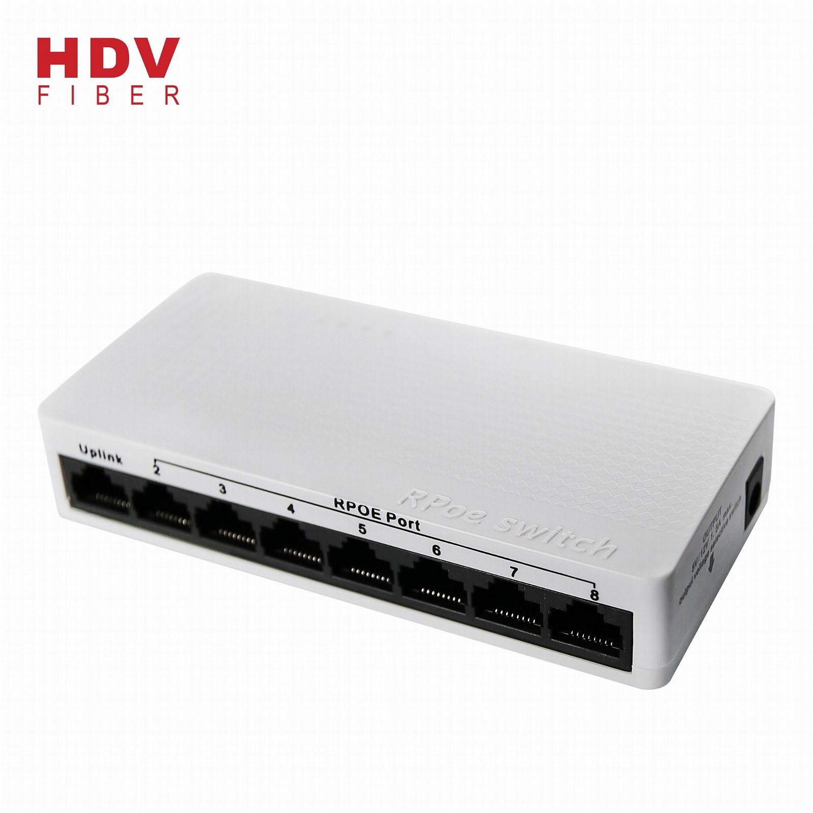 8 Port 10/100Mbps Network Reverse Switch with POE Function  5
