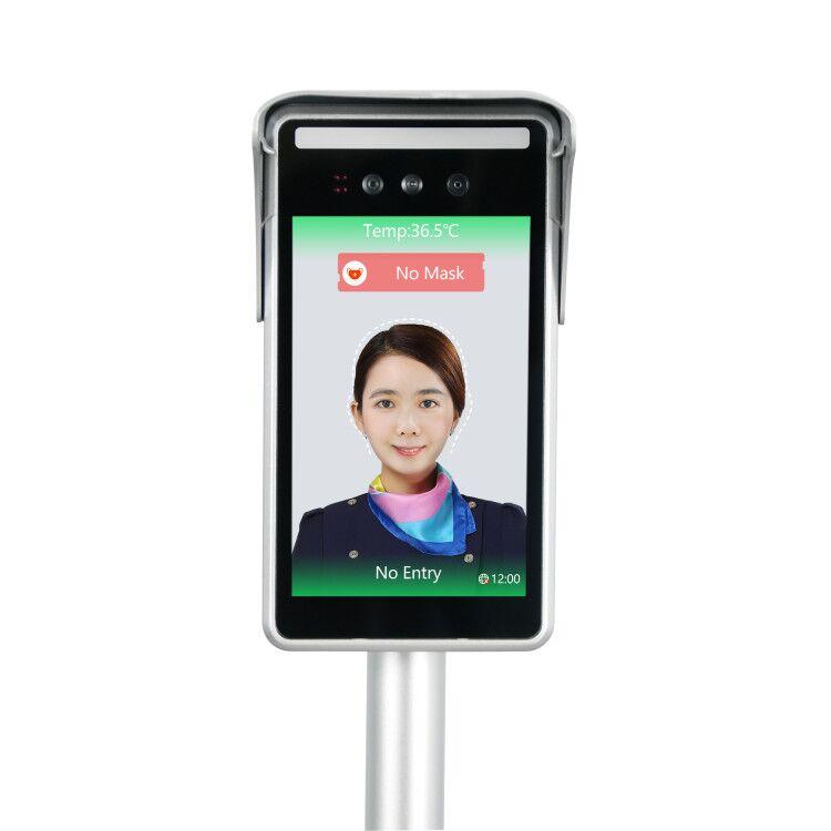 Floor-Standing Multiple Languages Attendance Face Recognize Temperature Camera 2