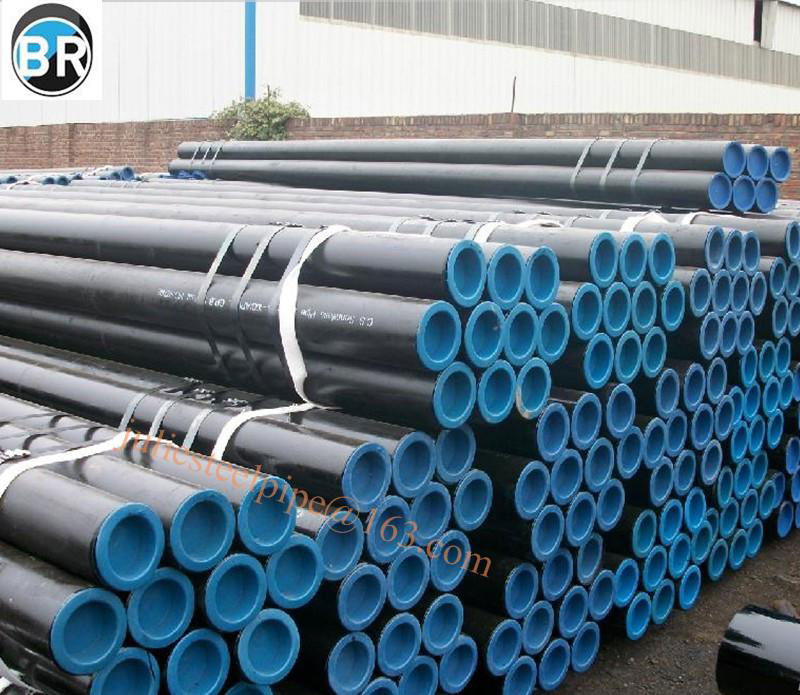 Seamless steel pipe and seamless line pipe 3