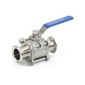 SS304 3PC clamp ball valve 4