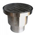 GMP stainless steel floor drain  3