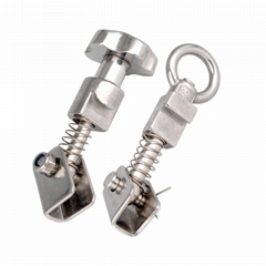 Stainless steel lifting ring hanging hook manhole accessory screw