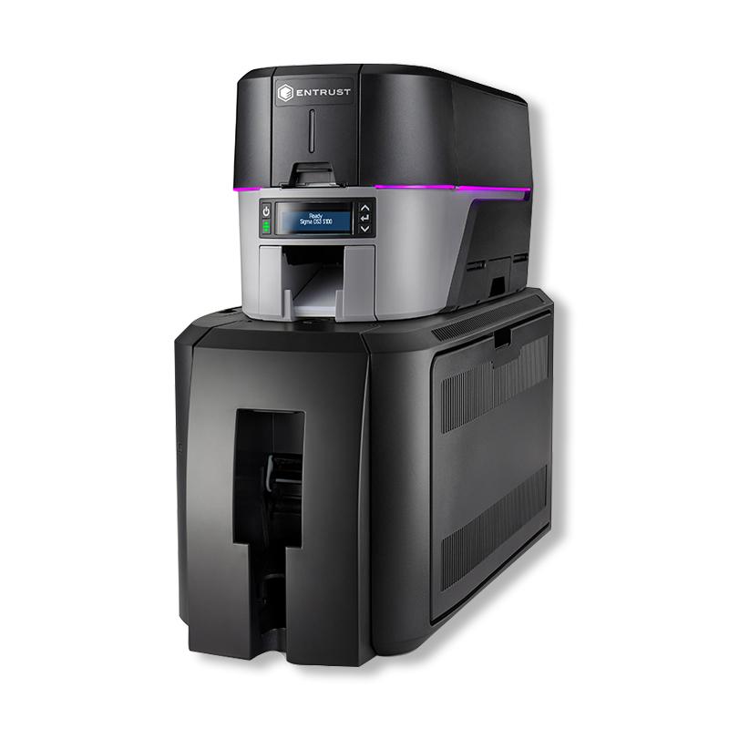 Entrust Sigma DS3双面证卡打印机价格牌PVC卡片健康证出入证 5