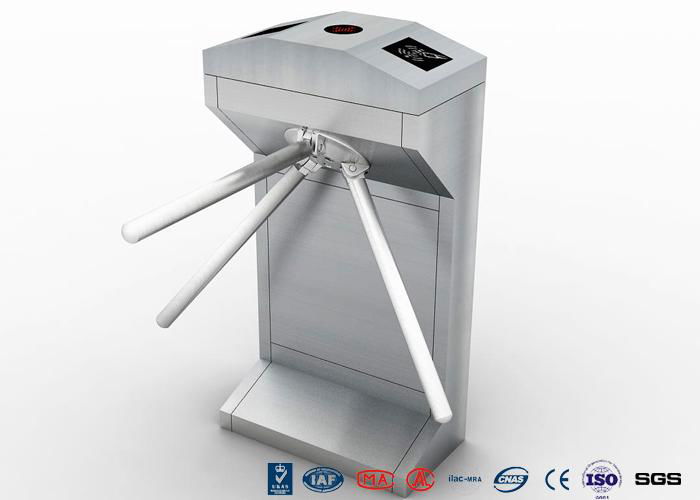 Tripod Pedestrian Turnstile Gate With Card Reader