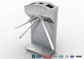 Tripod Pedestrian Turnstile Gate With Card Reader 1