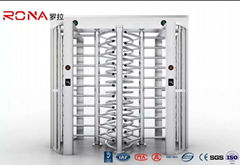 Robust Full Height Turnstile Access Control Barrier Gate Anti Fingerprints Surfa