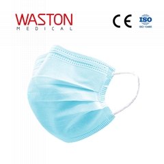 earloop 3 layers/EN14683/CE/SGS disposbale medical face masks 