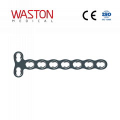 Orthopedic Implants Miniature Bone CE 2.4 T-shaped LOC Plate(2 Head Holes) 