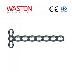 Orthopedic Implants Miniature Bone CE 2.4 T-shaped Locking Plate(3 Head Holes)