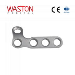 Orthopedic Implants Trauma Fracture Mini Placa CE L-metacarpal Plates