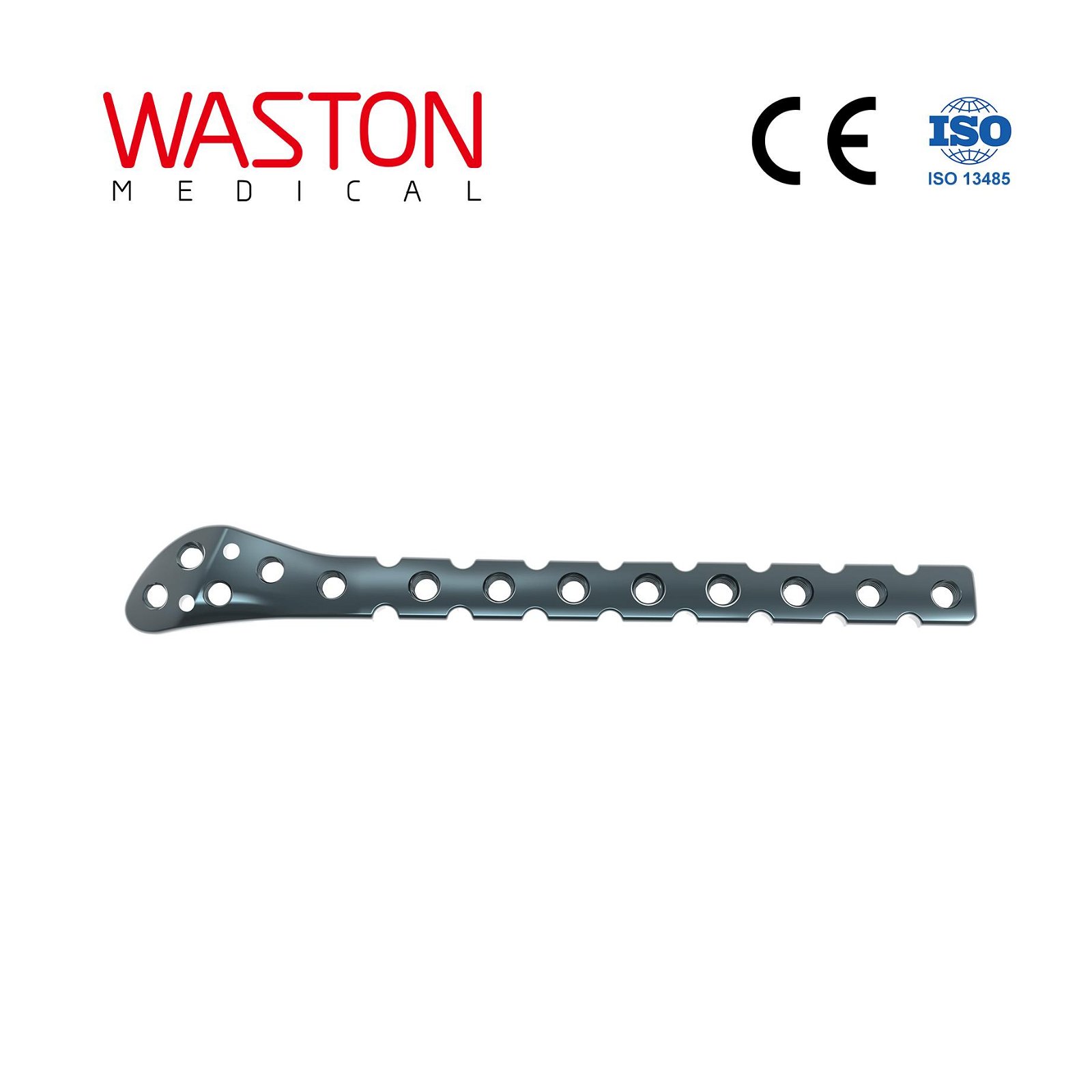 Orthopedic Implants Pure Titanium CE Distal Lateral Fibular Locking Plate 