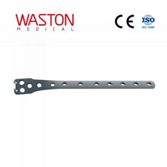 (YAP) Orthopedic Implants Pure Titanium  CE TS Distal Lateral Tibial LOC Plate 