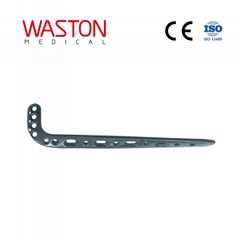 Orthopedic Implants Pure Titanium CE 3.5mm Distal Lateral Tibial LOC Plate