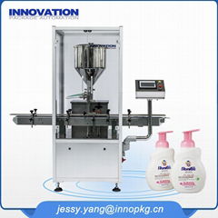 body lotion round bottle filling machine 