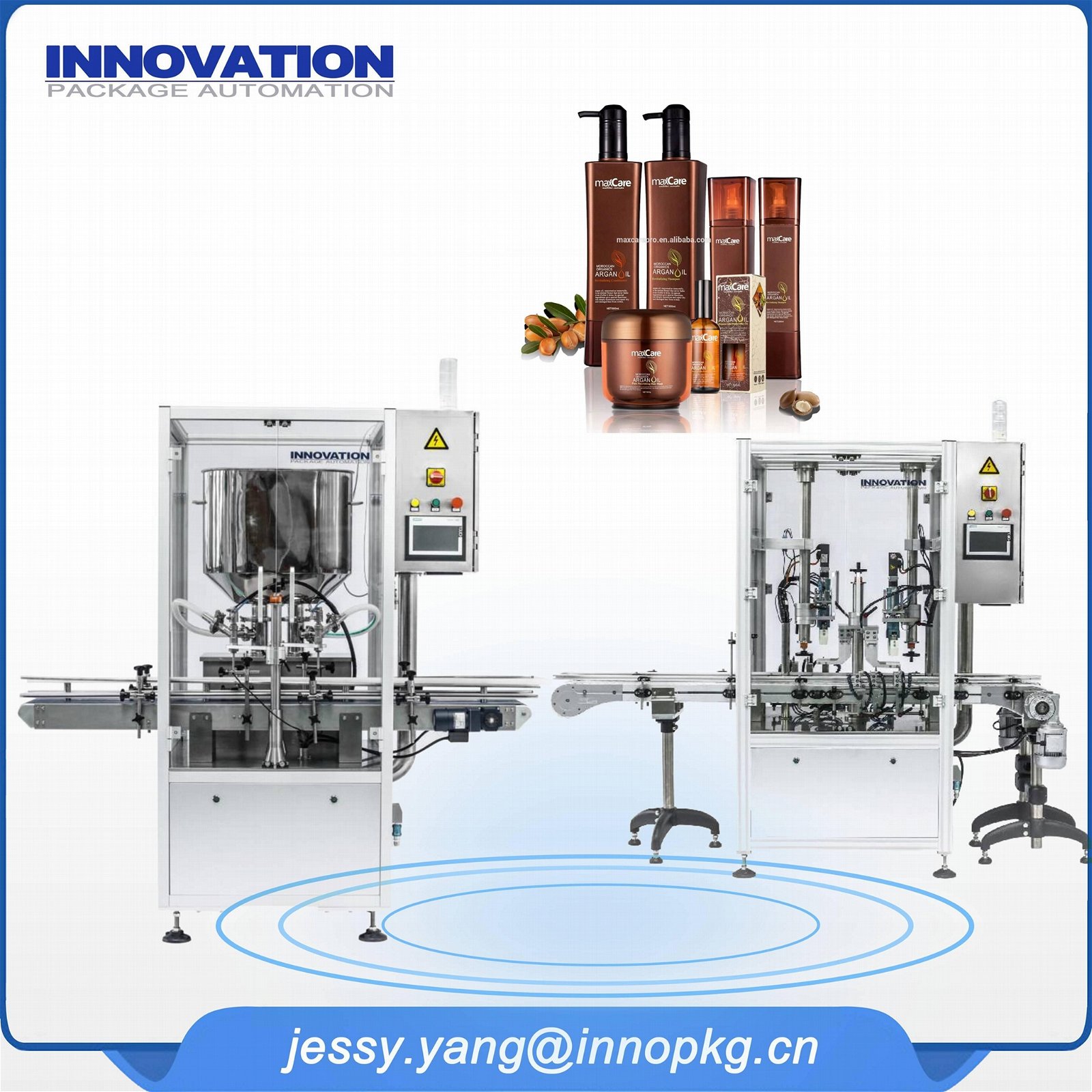 Automatic Daily Chemical Product Filling Machine Packing Production Line