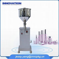 semi automatic cosmetic cream filling