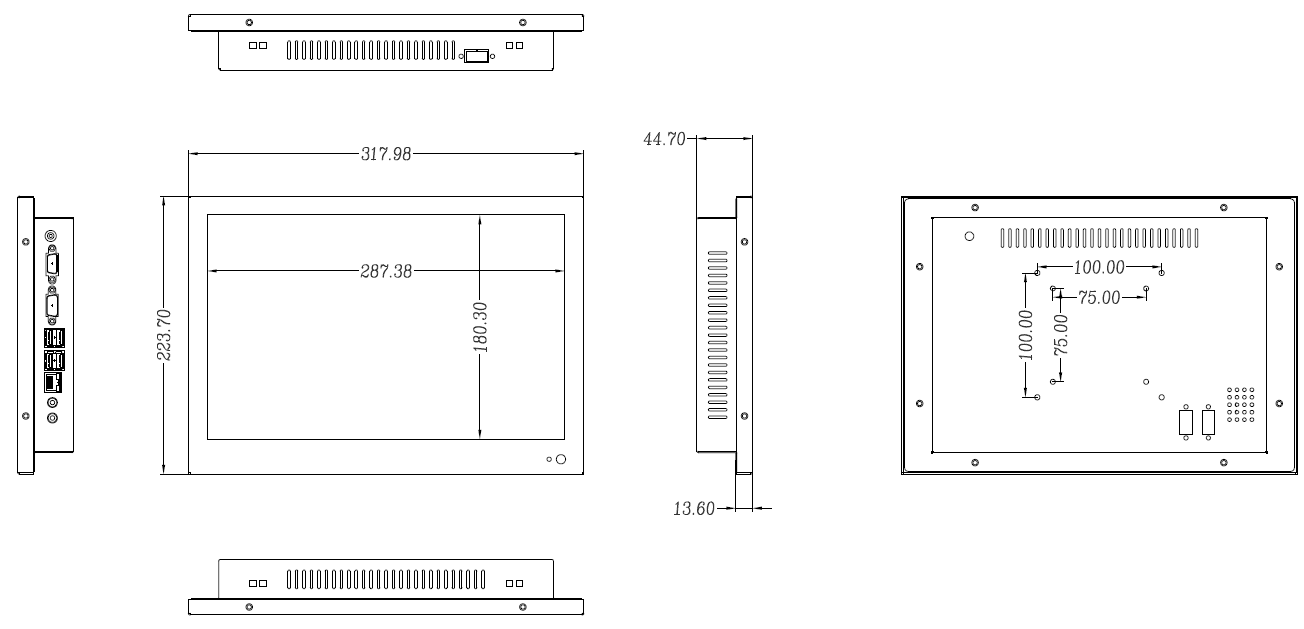 點微/DWTPC觸摸一體機DW-133TPC-A2工業電腦 2