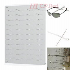  wall mounted acrylic eyewear eye glasses sunglasses display hook