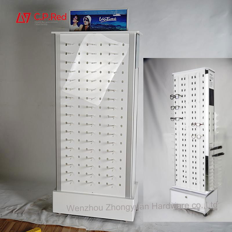 Floor Eyewear Optical Sunglasses Display Stand For Mall Glasses Store Furniture