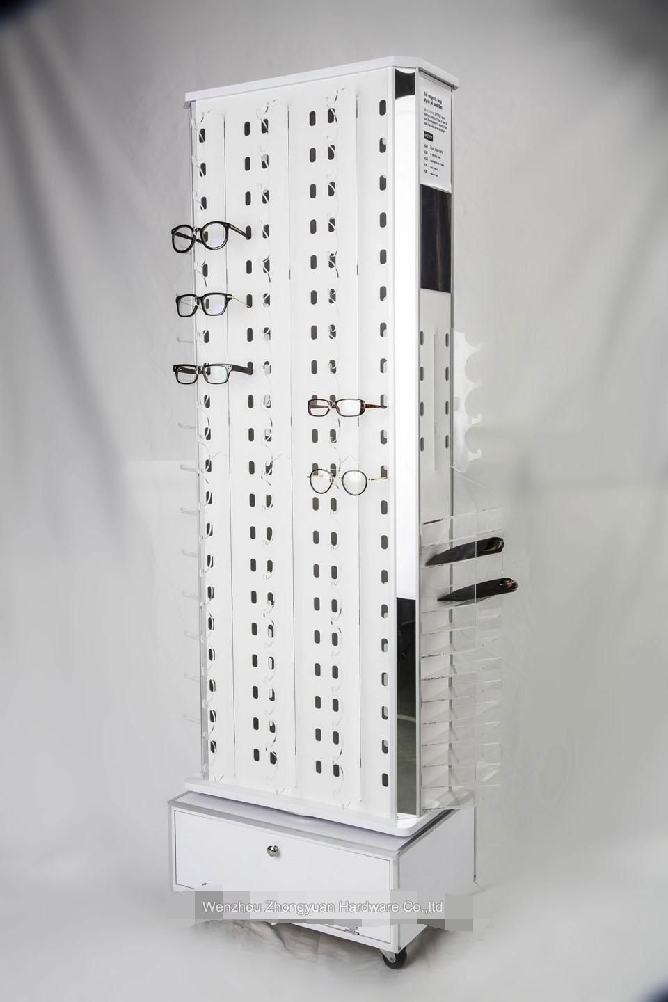 Floor Eyewear Optical Sunglasses Display Stand For Mall Glasses Store
