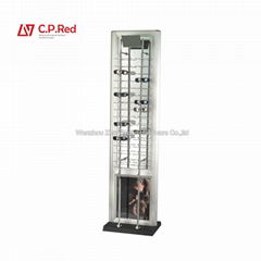 eyewear Sunglasses floor Display Rack Eyewear Display Stand shelf with locks