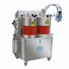 Programmable low pressure polyurethane foam making machine