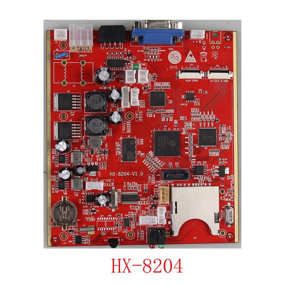 HI3520DV400 chip mdvr board 4CH 1080P mobile dvr development H.265  3