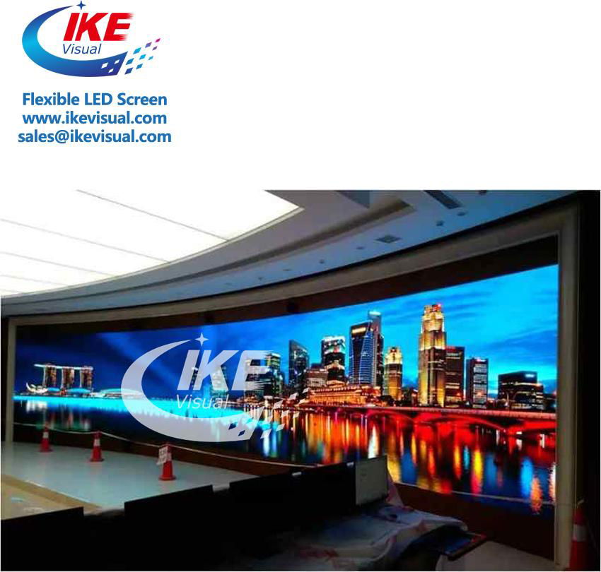 Curve flexible soft led panel LED Display 4